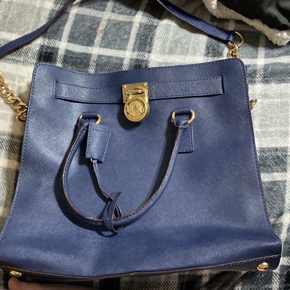 Michael Kors Large Blue Hamilton ***Discount Shipping***